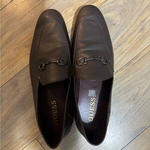GUESS Men's Dark Brown Slip-On Loafers